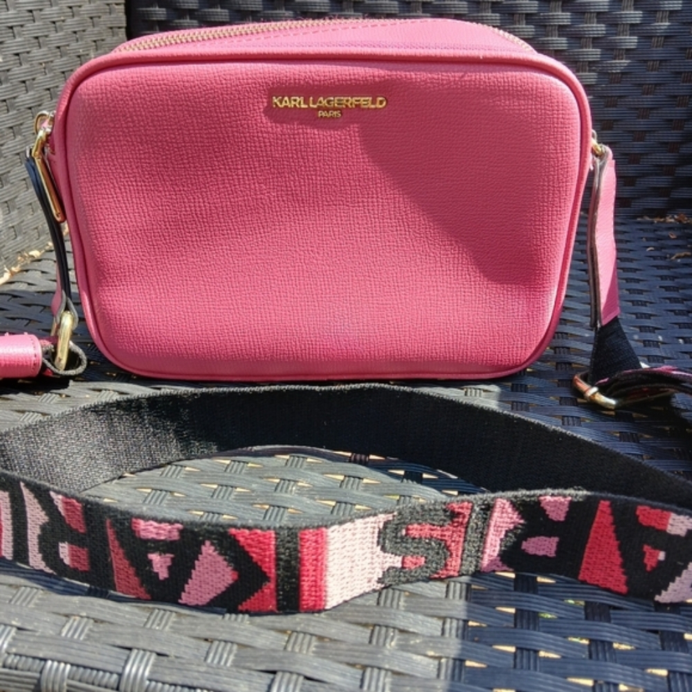 Karl Lagerfeld Pink Crossbody Bag